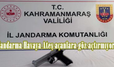 Jandarma Havaya Ateş açanlara göz açtırmıyor.