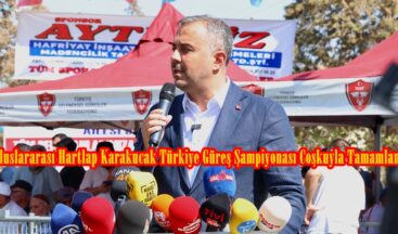 Uluslararası Hartlap Karakucak Türkiye Güreş Şampiyonası Coşkuyla Tamamlandı.