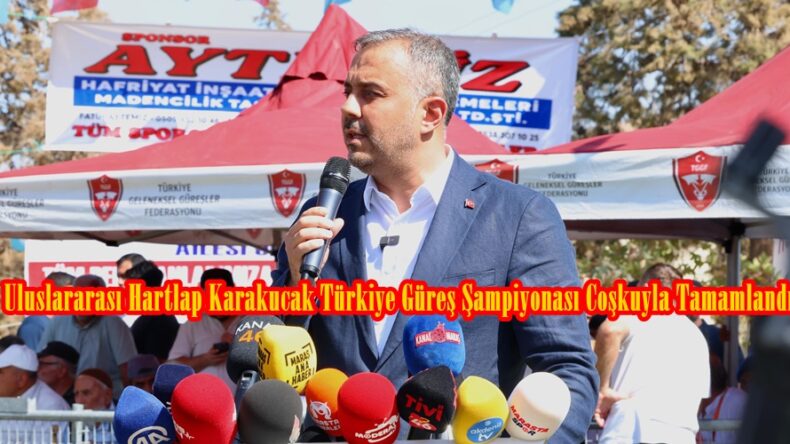 Uluslararası Hartlap Karakucak Türkiye Güreş Şampiyonası Coşkuyla Tamamlandı.