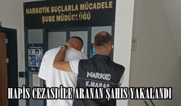 HAPİS CEZASI İLE ARANAN ŞAHIS YAKALANDI.