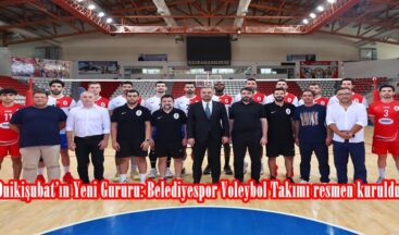 Onikişubat’ın Yeni Gururu: Belediyespor Voleybol Takımı resmen kuruldu.
