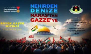 Kahramanmaraş, Gazze İçin Tek Yürek Oluyor.