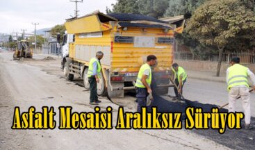 Asfalt Mesaisi Aralıksız Sürüyor.