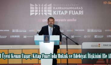 AYM Üyesi Kenan Yaşar, Kitap Fuarı’nda Hukuk ve Edebiyat İlişkisini Ele Aldı.