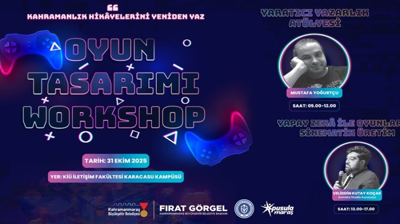 Oyun Tasarım Atölyesi ile Gençler Dijital Dünyada Kahramanlık Yazacak.