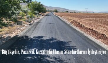 Büyükşehir, Pazarcık Kırsalında Ulaşım Standartlarını İyileştiriyor.