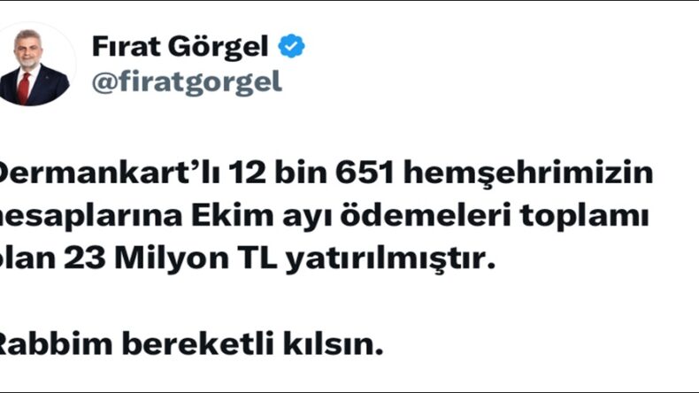 Büyükşehir’den Ekim Ayında 23 Milyon TL Destek Ödemesi.