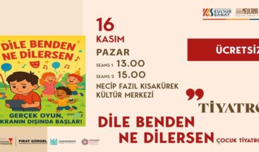 Çocuklar Pazar Günü Büyükşehir’in Tiyatrosuyla Eğlenceye Doyacak.