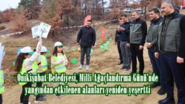 Onikişubat Belediyesi, Milli Ağaçlandırma Günü’nde yangından etkilenen alanları yeniden yeşertti.