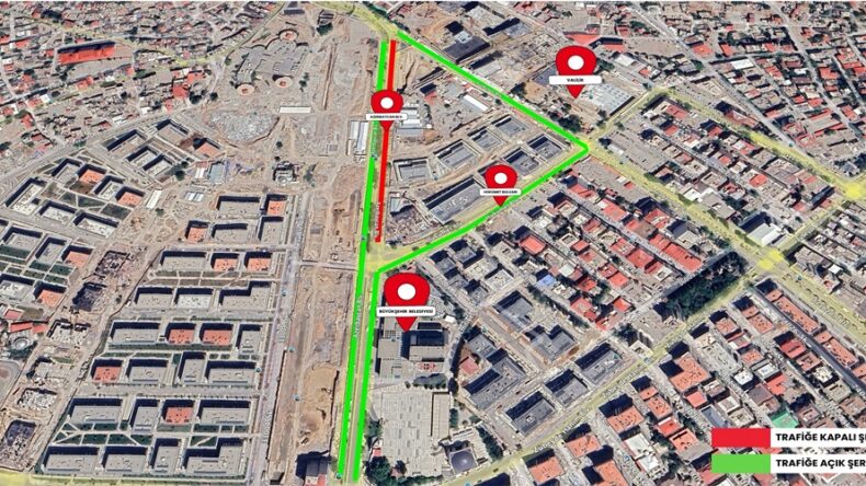 Azerbaycan Bulvarı’nda Gece Saatlerinde Geçici Trafik Düzenlemesi!