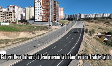 Bahçeci Hoca Bulvarı, Güçlendirmenin Ardından Yeniden Trafiğe Açıldı.