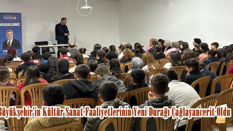 Büyükşehir’in Kültür Sanat Faaliyetlerinin Yeni Durağı Çağlayancerit Oldu.