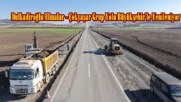 Dulkadiroğlu Elmalar – Çokyaşar Grup Yolu Büyükşehir’le Yenileniyor.