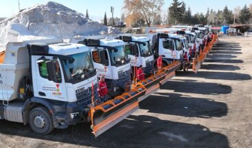 Büyükşehir Kışa Hazır; 222 Araç ve 330 Personelle Sahada.