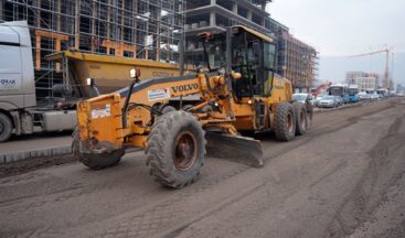 Azerbaycan Bulvarı’nda Altyapının Ardından Asfalt Hazırlığı.