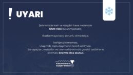 Şehir Genelinde Buzlanma ve Don Uyarısı!