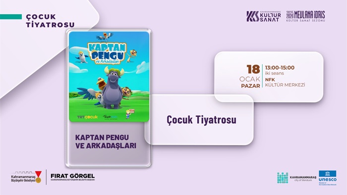 Kaptan Pengu ve Arkadaşları, Miniklerle Buluşmaya Geliyor.