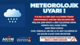 AKOM’dan Yağmur ve Kar Uyarısı.