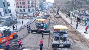 Asfalt Sırası Zübeyde Hanım Bulvarı’nda.
