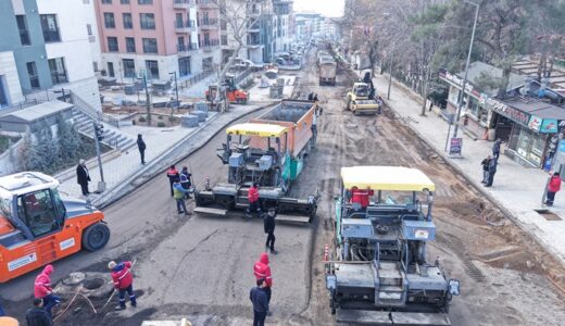 Asfalt Sırası Zübeyde Hanım Bulvarı’nda.