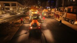 Hükümet Bulvarı’nda Altyapının Ardından Asfalt da Tamam.