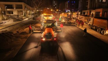 Hükümet Bulvarı’nda Altyapının Ardından Asfalt da Tamam.