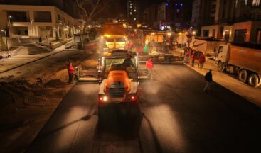 Hükümet Bulvarı’nda Altyapının Ardından Asfalt da Tamam.