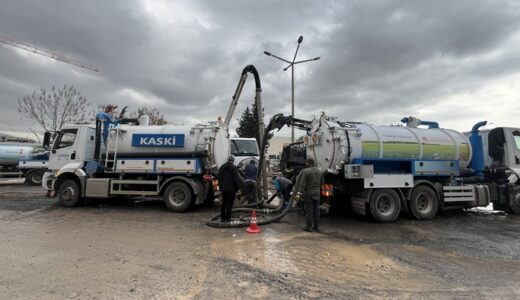KASKİ’den Sağanak Yağış Öncesi Yoğun Mesai.