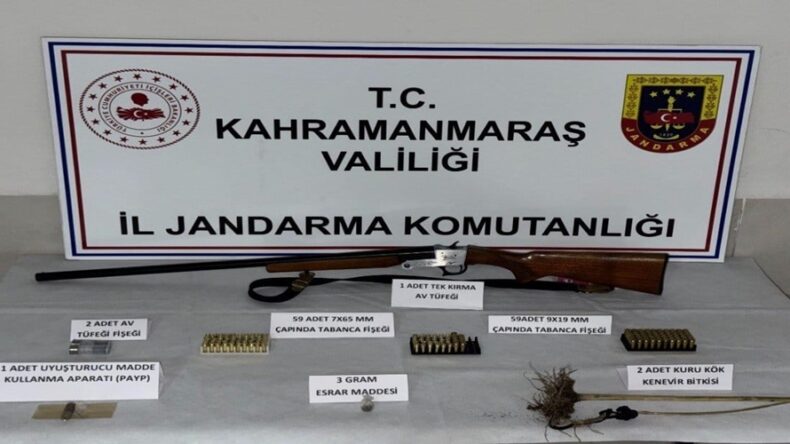 Kahramanmaraş Jandarmasından Uyuşturucu Operasyonu! 48 Şüpheliye işlem yapıldı.