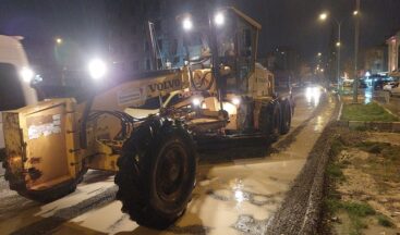 Büyükşehir’den Sağanak Yağışa Karşı Yoğun Mesai.