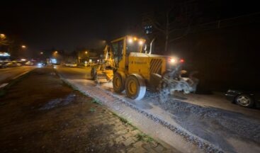 Yağışların Arterlerde Oluşturduğu Tahribatlar Hızla Gideriliyor.