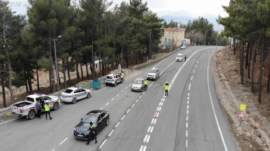 25.216 araç ve sürücü kontrol edildi.