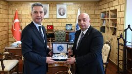 Kahramanmaraş İstiklal Üniversitesi Yönetiminden Rektör Okumuş’a Ziyaret.