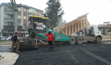 Büyükşehir’den Kuddusi Baba ve Trabzon Bulvarlarında Asfalt Çalışması.