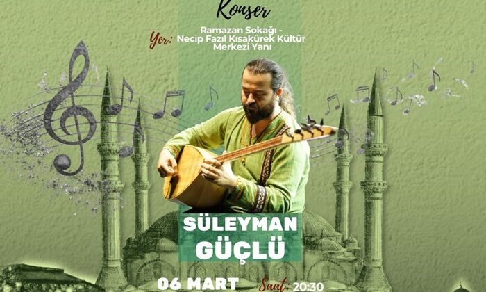 Ramazan Sokağı’nda Türk Halk Müziği Ziyafeti Sunulacak.