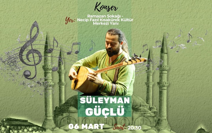 Ramazan Sokağı’nda Türk Halk Müziği Ziyafeti Sunulacak.