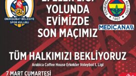 Filenin Aslanları, Efeler Ligi yolunda son kez taraftarı karşısına çıkıyor.