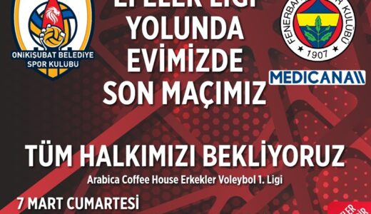 Filenin Aslanları, Efeler Ligi yolunda son kez taraftarı karşısına çıkıyor.