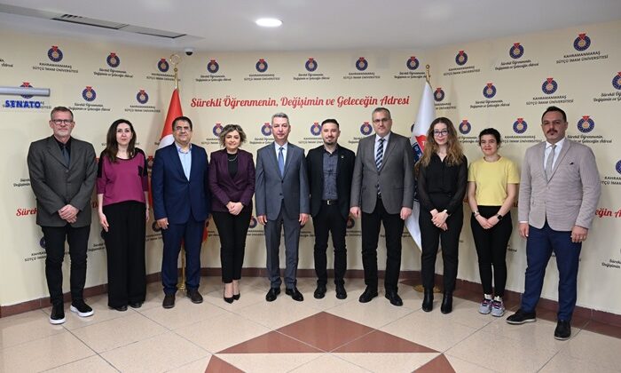 Prizren Üniversitesi Heyeti KSÜ’de Ders Verdi, Erasmus Ofisiyle Görüştü.