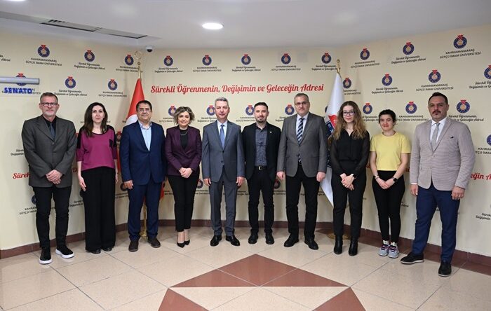 Prizren Üniversitesi Heyeti KSÜ’de Ders Verdi, Erasmus Ofisiyle Görüştü.