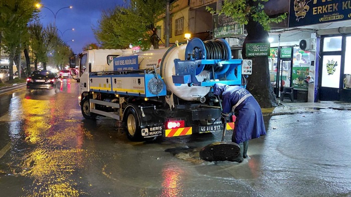 Sağanak Yağışın Getirdiği Olumsuzluklar Hızla Gideriliyor.