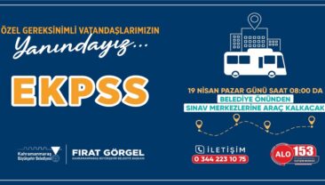 EKPSS’ye Girecek Vatandaşlara Büyükşehir’den Ulaşım Desteği.