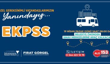EKPSS’ye Girecek Vatandaşlara Büyükşehir’den Ulaşım Desteği.
