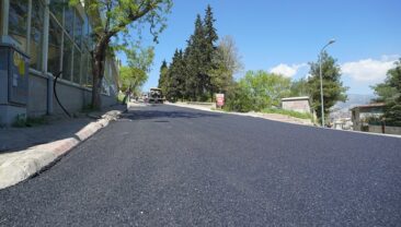 Büyükşehir Yol Yatırımlarını Sürdürüyor.