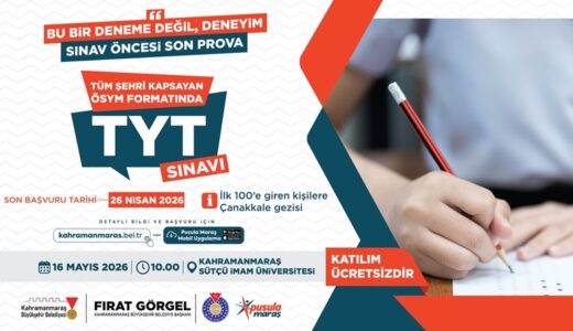 Üniversiteye Hazırlanan Gençlere Büyükşehir’den Ödüllü Deneme Sınavı