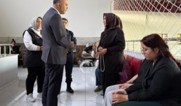 Başkan Hanifi Toptaş, okul saldırısında yaralanan öğrenciler ve ailelerini ziyaret etti.