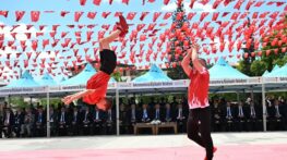 KSÜ Rektörü Okumuş, 19 Mayıs Programına Katıldı.