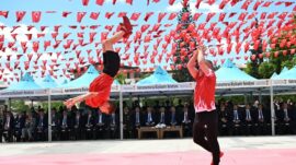 KSÜ Rektörü Okumuş, 19 Mayıs Programına Katıldı.
