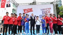 Atatürk’ü Anma, Gençlik ve Spor Bayramı, Milli İrade Meydanı’nda Coşkuyla Kutlandı.