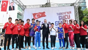 Atatürk’ü Anma, Gençlik ve Spor Bayramı, Milli İrade Meydanı’nda Coşkuyla Kutlandı.